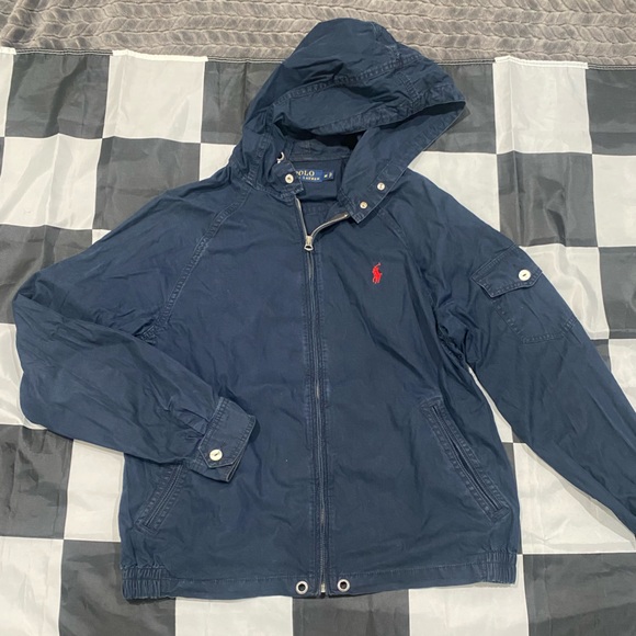 Men's Polo Ralph Lauren Light Jacket Navy Blue - Picture 2 of 4